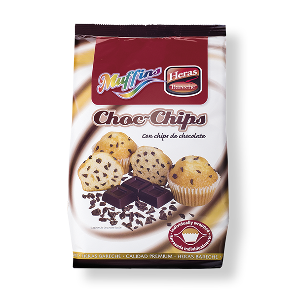 Magdalenas Heras Choco Chips